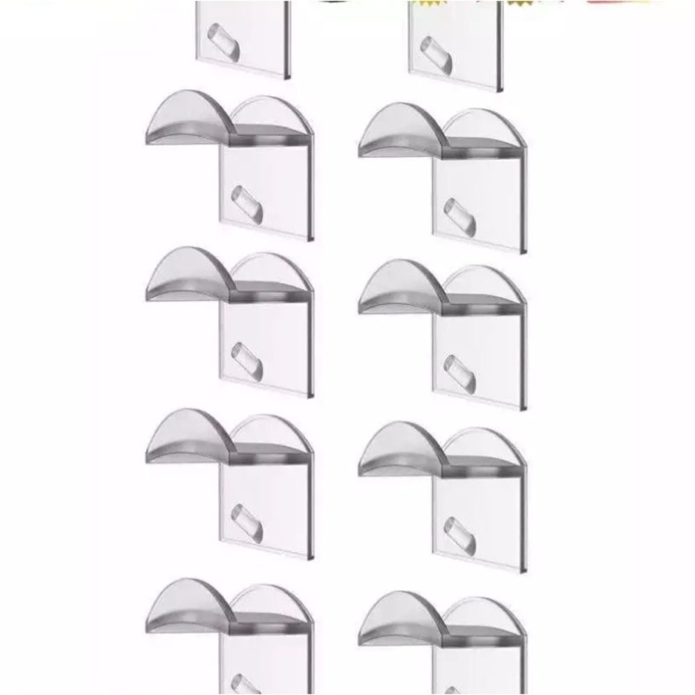 48 pc Hat Rack Adhesive or attach to wall with included screws